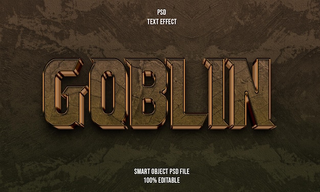 PSD goblin-texteffekt