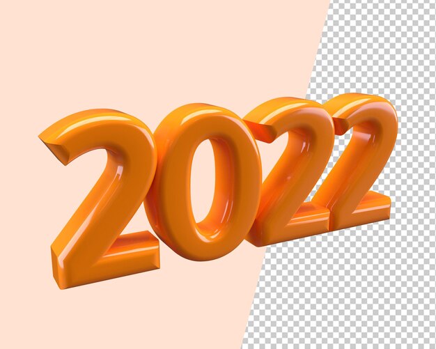 Gold 2022 Text 3d