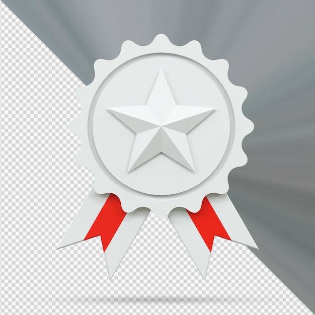 Gold-Auszeichnung ui-Symbol 3D-Rendering Medaillen-Belohnungssymbol realistische Champion-Gewinnerauszeichnung Metallmedaille