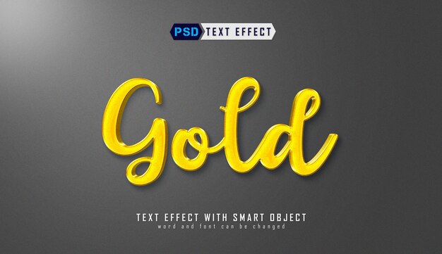 gold gliter font script editable text effect