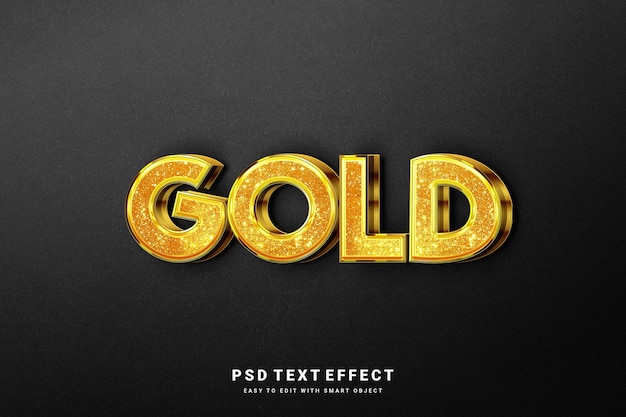 Gold-Text-Effekt