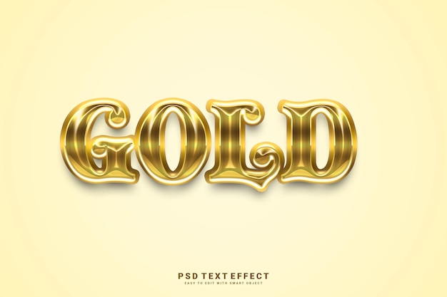 Gold-Text-Effekt