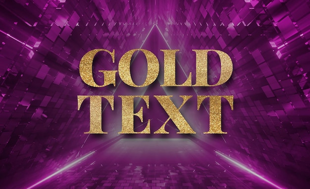 PSD gold-text-effekt