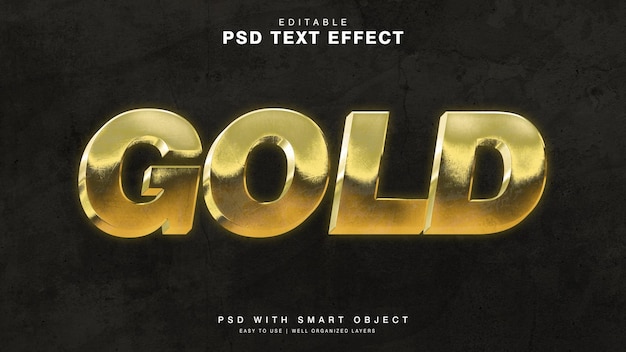 Gold-text-effekt