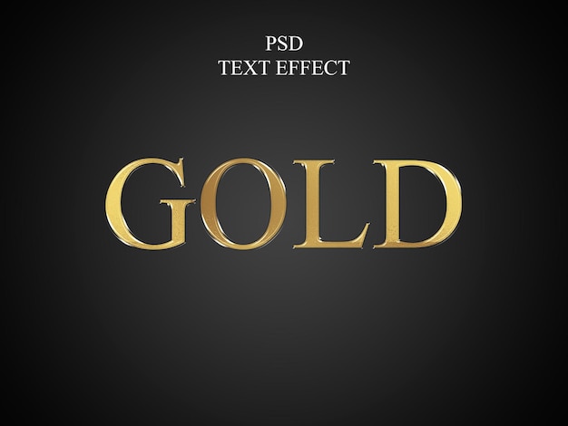Gold-Text-Effekt