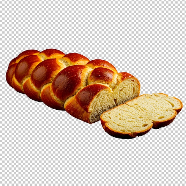 Goldbraunes geflochtenes Challah-Brot