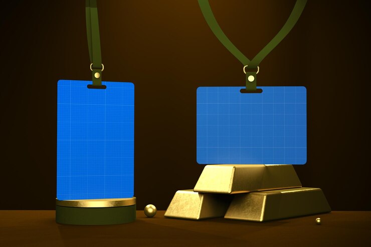 PSD golden badge