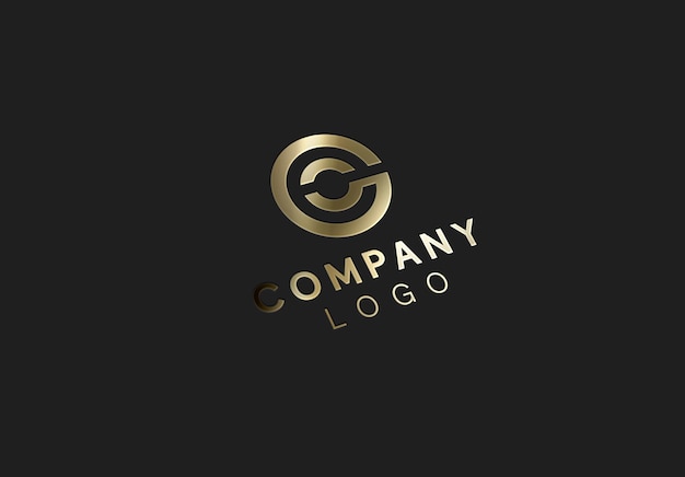 Golden Circle Logo with Initials