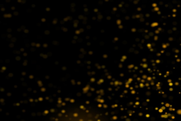 Golden Dust Bokeh Overlays Background bokeh leggero Effetto leggero con background bokeh trasparente