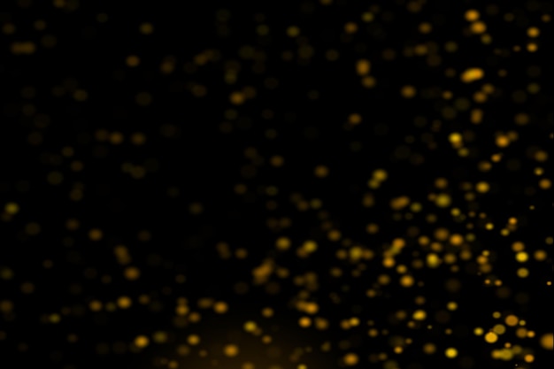 Golden Dust Bokeh Overlays Background bokeh leggero Effetto leggero con background bokeh trasparente