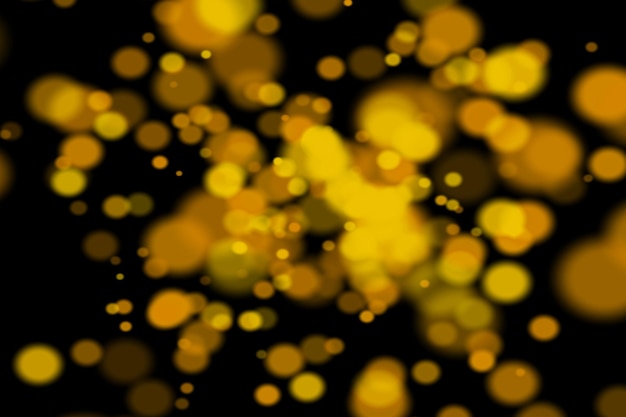 Golden Dust Bokeh Overlays Licht-Bokeh-Hintergrund Licht-Effekt mit transparentem Hintergrund-Bokeh