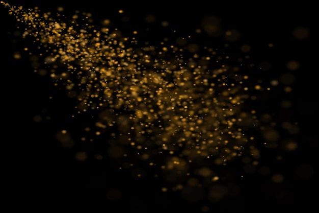 Golden Dust Bokeh Overlays Licht-Bokeh-Hintergrund Licht-Effekt mit transparentem Hintergrund-Bokeh