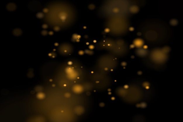 PSD golden dust bokeh overlays licht-bokeh-hintergrund licht-effekt mit transparentem hintergrund-bokeh