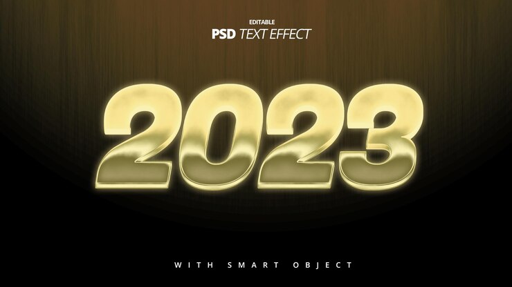 PSD golden luxury text effect 3d editable template design for headline