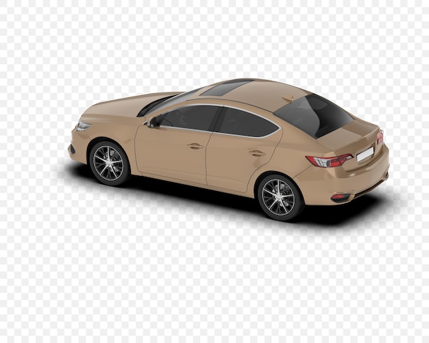 Golden Sedan con un diseño moderno y un aspecto de lujo