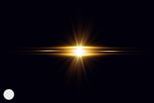 goldene Blendenflecke für die Fotografie und anamorphotische Blendenflecke