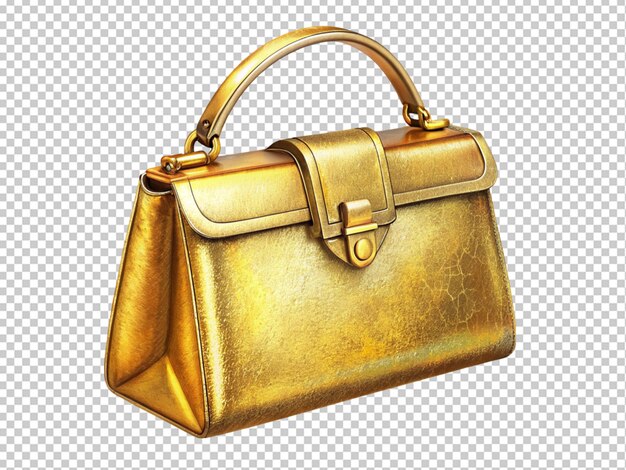 Goldene handtasche