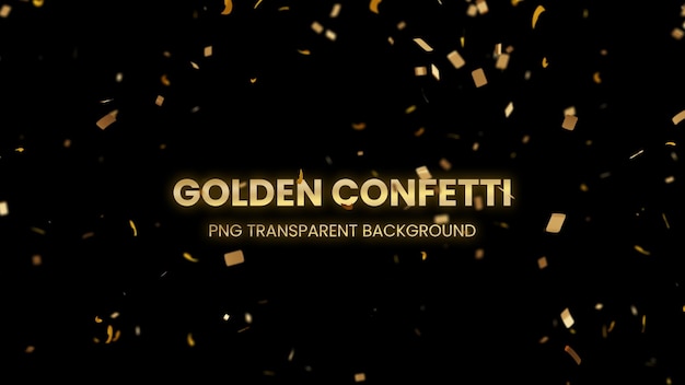 Goldene Konfetti-Feier-Glückwunsch-transparente Dekorations-Party-Veranstaltung