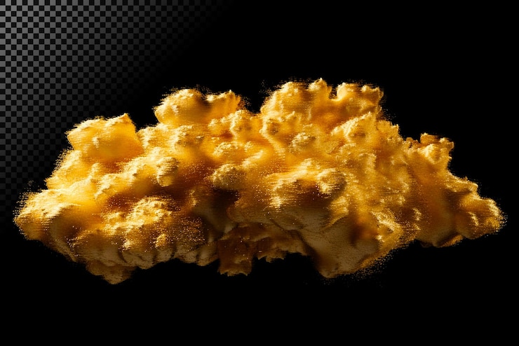PSD goldene staubwolke