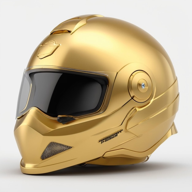 PSD goldener helm psd auf weißem hintergrund