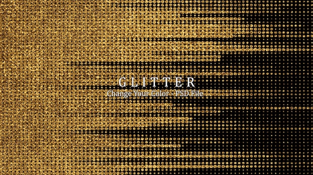 goldener Hintergrund mit einem goldenen Glitzer-Effekt