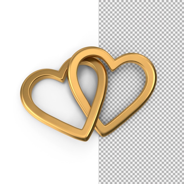 PSD goldener ring png