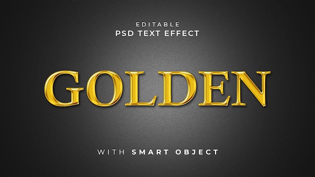 Goldener Text-Effekt