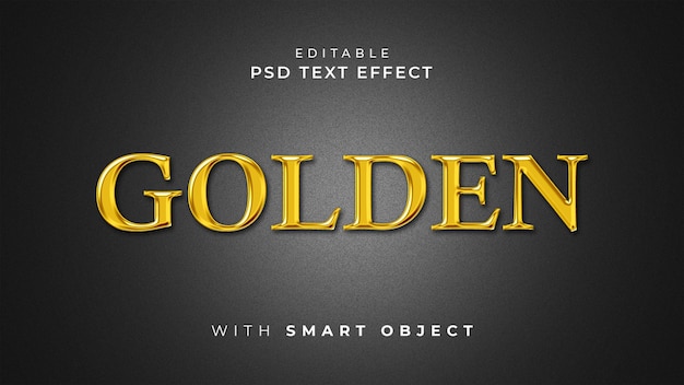 Goldener text-effekt