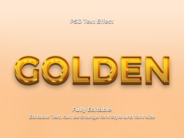 Goldener text-effekt