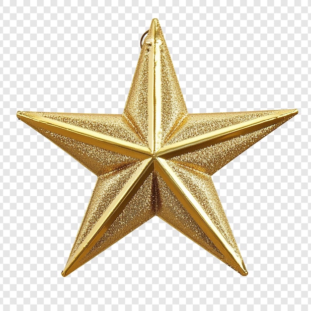 Goldener Weihnachtsstern-Ornament