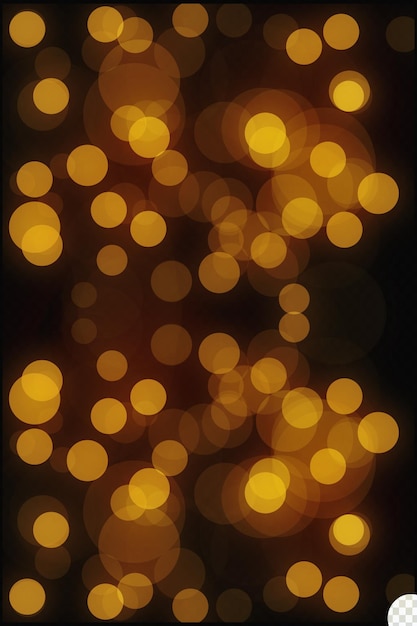 Goldenes Licht-Bokeh und abstraktes Glitzer auf dunklem Hintergrund