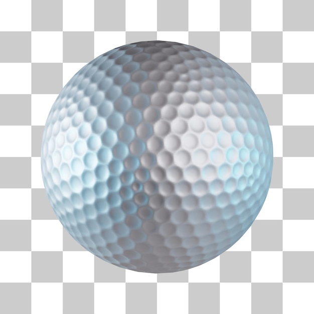 Golfball-ausrüstung 3d-symbol