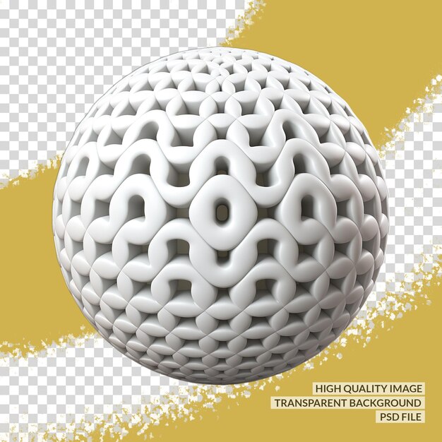 PSD golfball grafik 3d png clipart durchsichtiger isolierter hintergrund