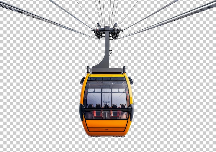 PSD góndola de esquí naranja