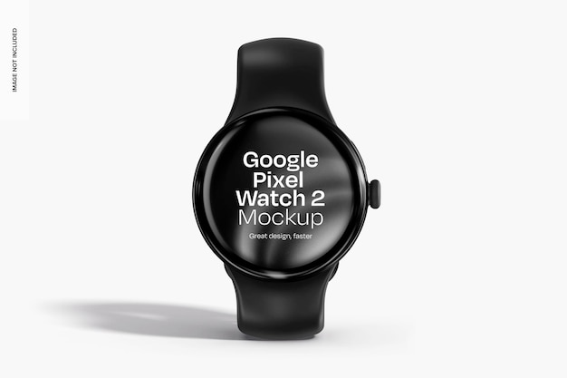 Google Pixel Watch 2 Mockup Vista delantera del reloj