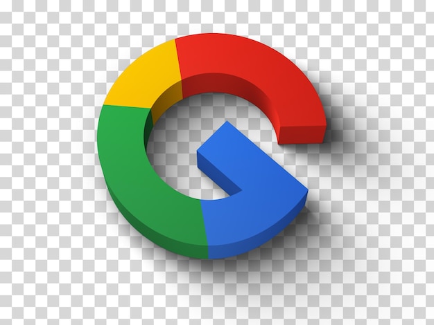 PSD google-symbol 3d-rendering