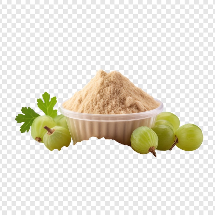 PSD gooseberry aislado sobre un fondo transparente