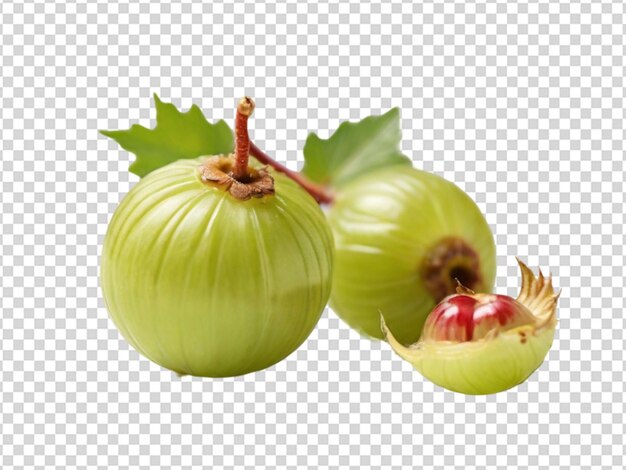 PSD gooseberry sur un fond transparent