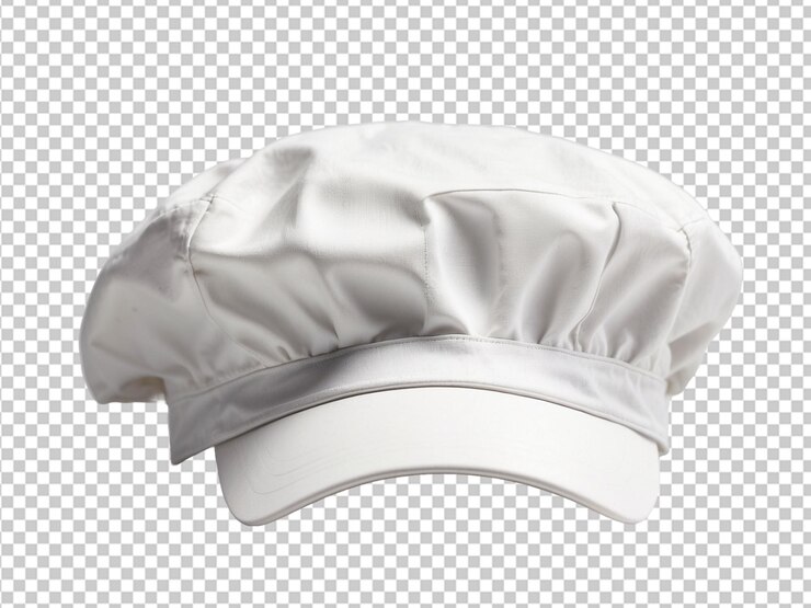PSD gorra de cocina blanca