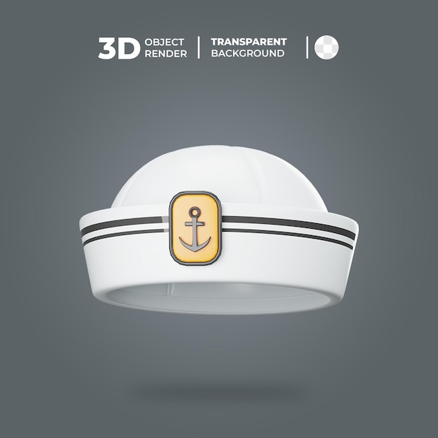 PSD gorra marinera modelo 3d