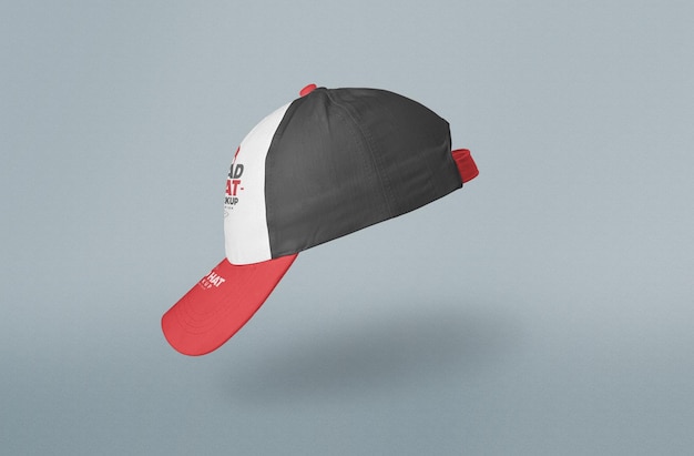 PSD gorras rojas y negras