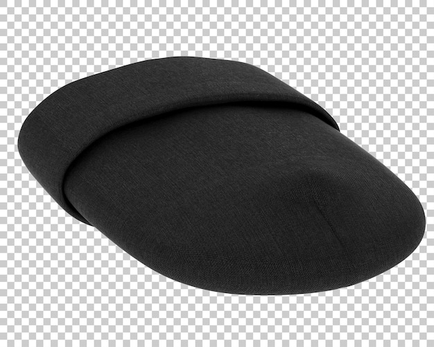 Gorro na ilustração de renderização 3d de fundo transparente