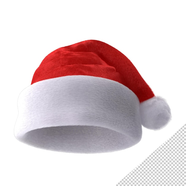 PSD gorro de papa noel png