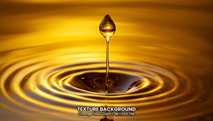 Gotas de aceite dorado concepto de productos de bienestar y belleza Textura Fondo
