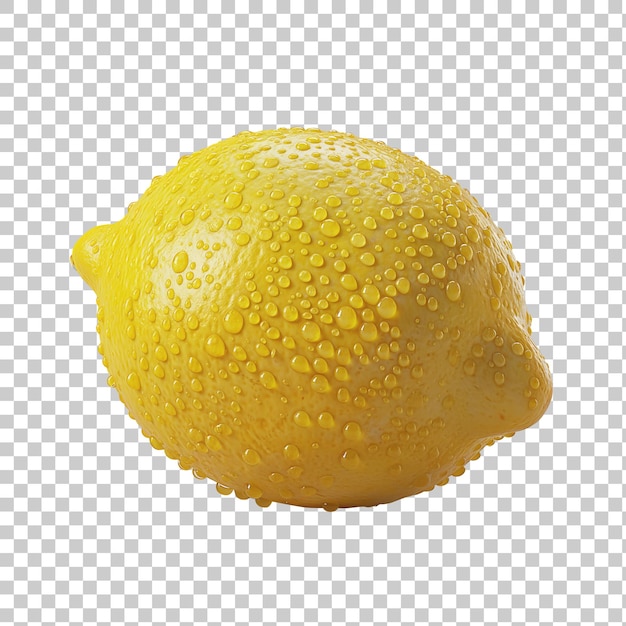 PSD gotas de água de limão isoladas em fundo branco conceito de frutas cítricas frescas png transparente gerado por ia