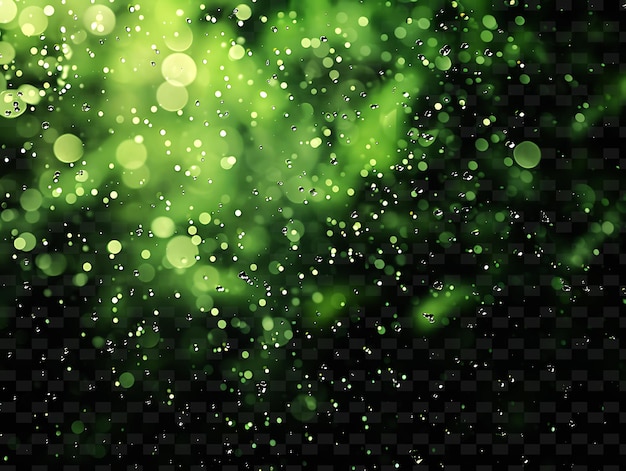 PSD gotas de chuva em uma janela com um fundo verde borrado