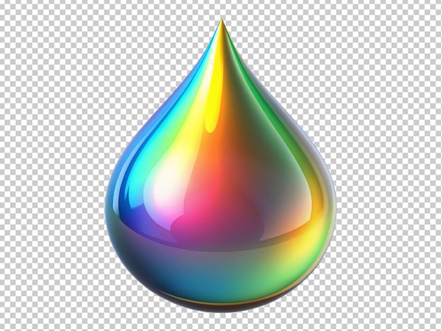 PSD gotas de gradiente de colores