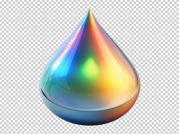 Gotas de gradiente de colores