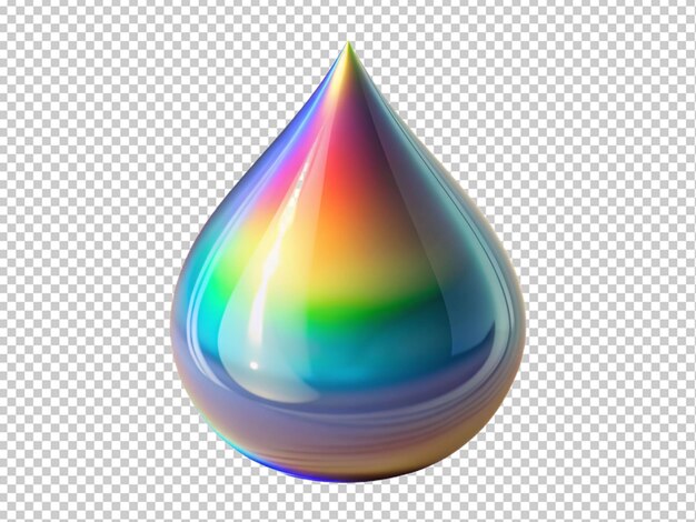 PSD gotas de gradiente de colores