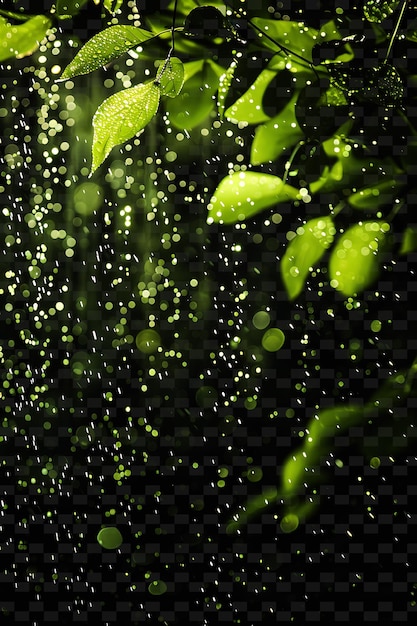 Gotas de lluvia en una ventana con un fondo oscuro